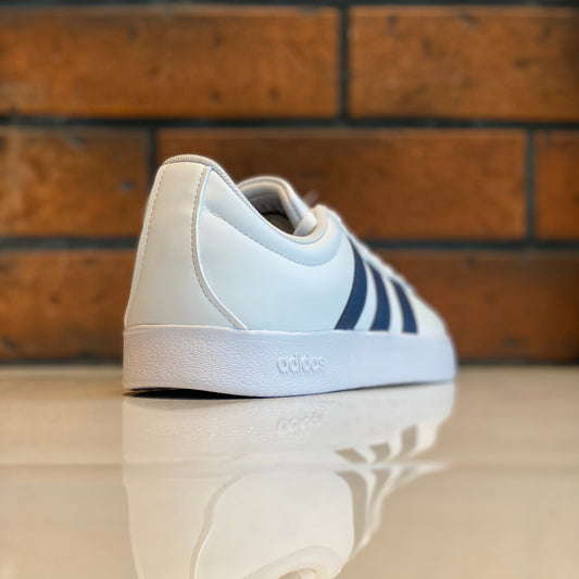 Tenis Adidas VL court base Blanco azul ID3709