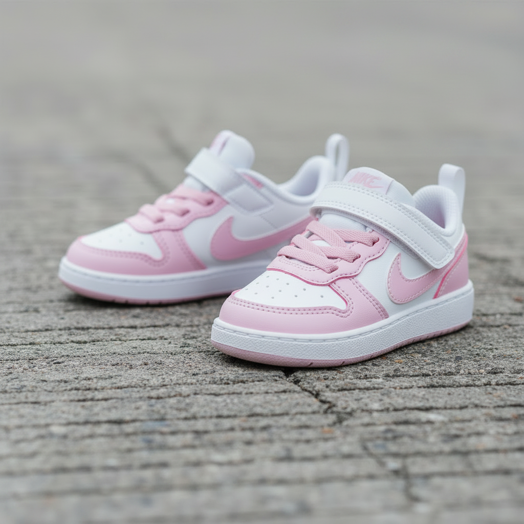 Tenis Nike Court Borough Low Recraft (Td) DV5458105 Blanco Rosa