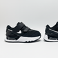 Tenis Nike Air max system (TD) DQ0286 001 Negro Blanco Bebe