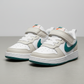 Tenis Nike Court Borough Low 2 (TDV) Bq5453 017 Blanco Esmeralda