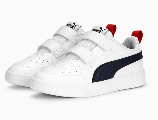 Tenis Puma Rickie V Blanco-negro 391328 03 Bebe