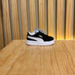 Tenis Puma Suede Classic XXI AC Inf 380825 01 blanco Negro Bebe