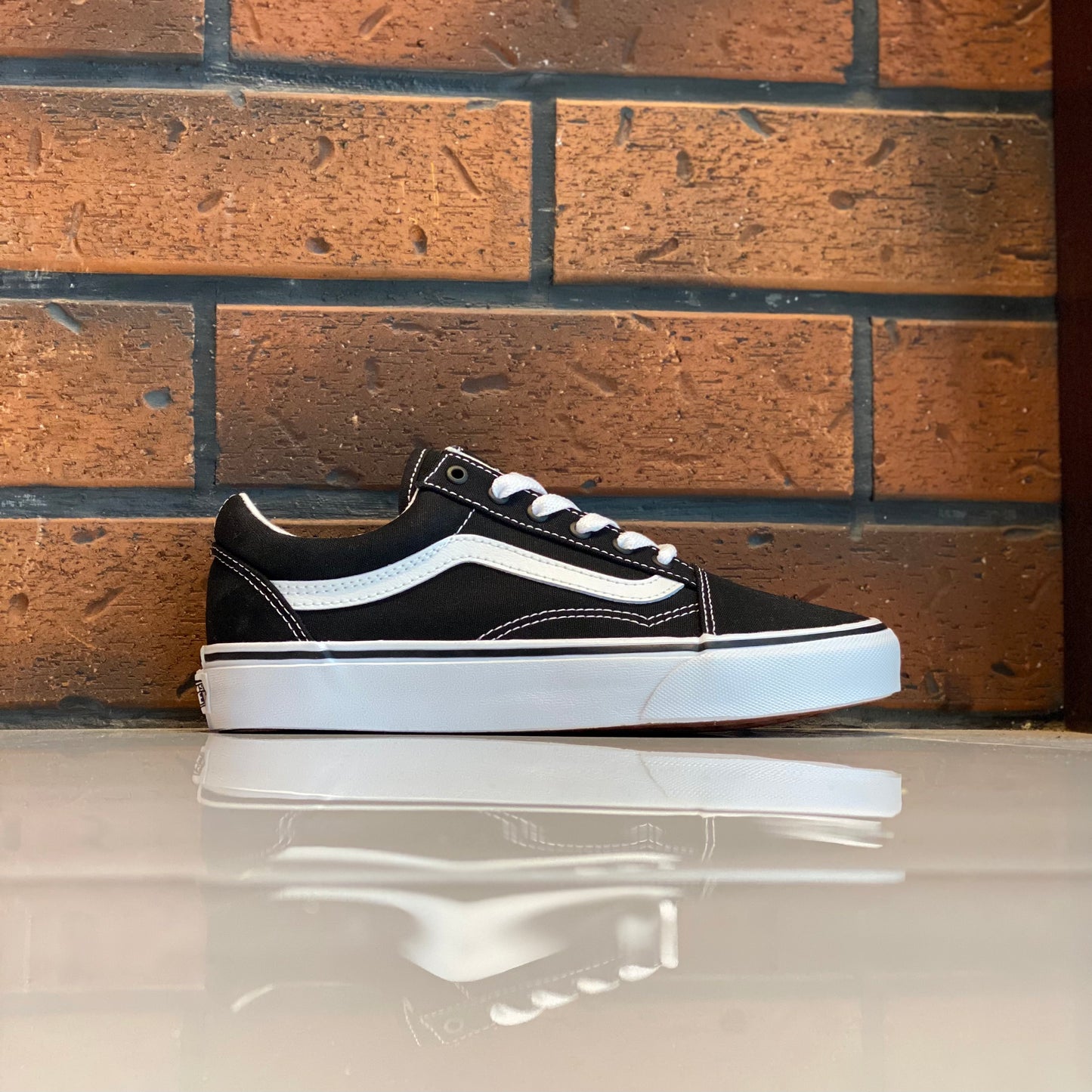 Tenis Vans Old skool lona negro VN000ZDF1WX