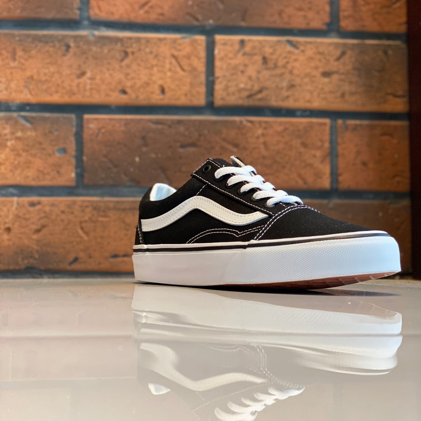 Tenis Vans Old skool lona negro VN000ZDF1WX